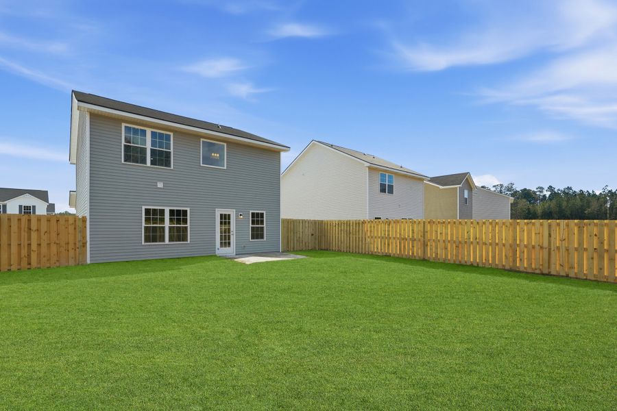 Representative exterior details of a home built from the The Stacy by RTS Homes in Grand Reserve, Hinesville (Image 22). Representative exterior details of a home built from the The Stacy by RTS Homes in Grand Reserve, Hinesville (Image 22).