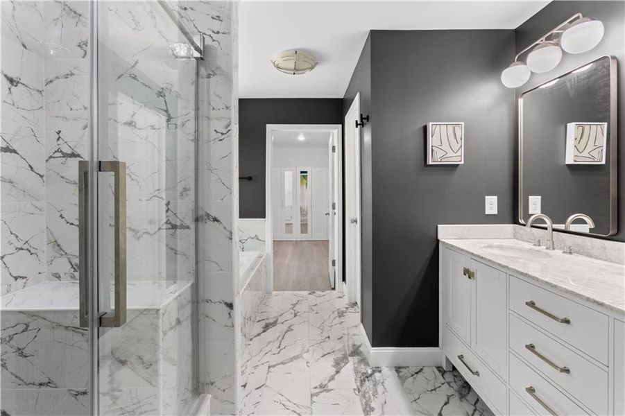 Furnished interior view inside a new home in , Snellville (Image 20).