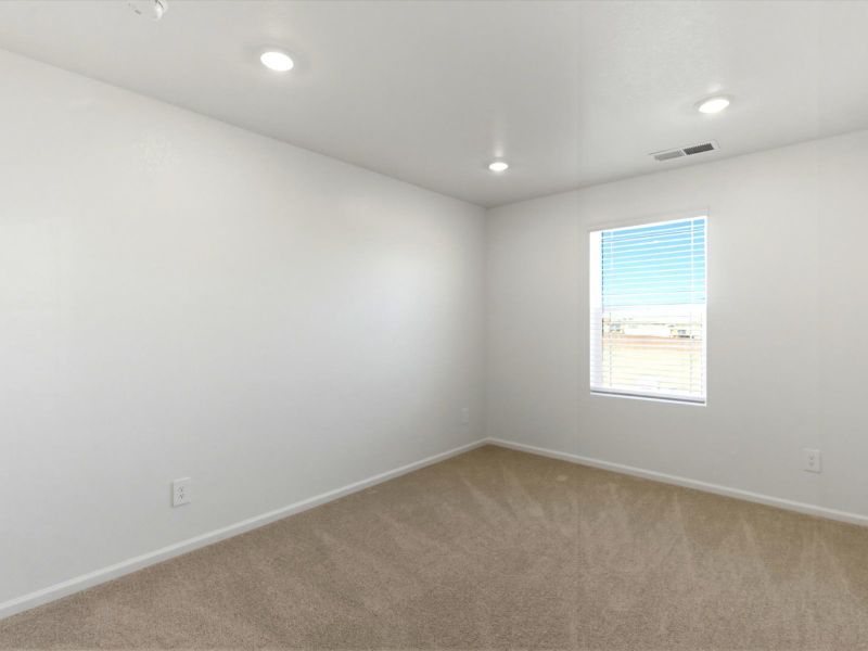 Spacious, unfurnished interior of a new home in Buffalo Highlands: The Flora Collection, Commerce City (Image 19).