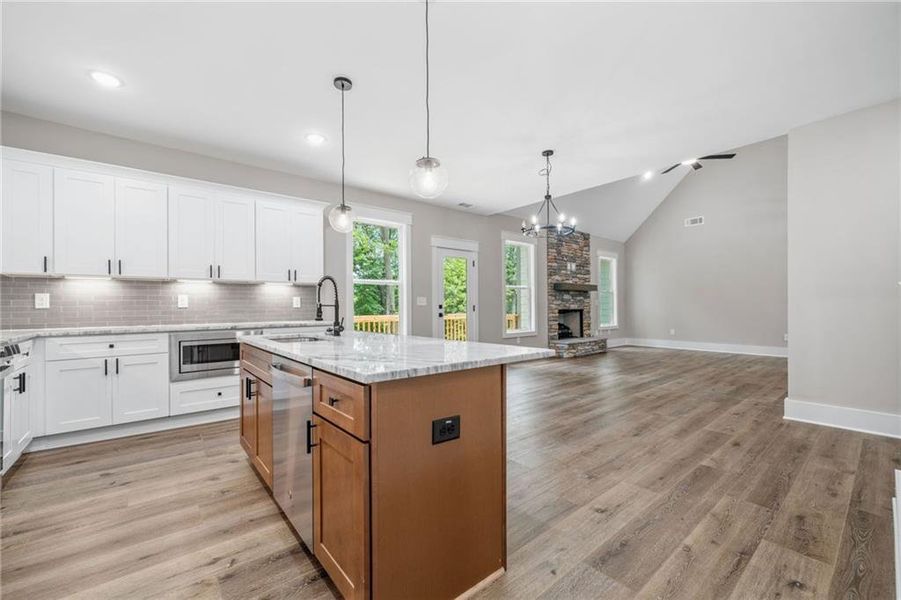 Furnished interior view inside a new home in , Canton (Image 14).