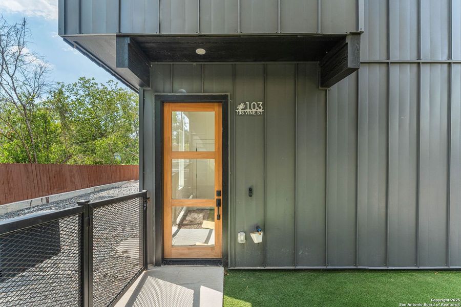 Exterior details and patio area of a home in , San Antonio (Image 12). Exterior details and patio area of a home in , San Antonio (Image 12).