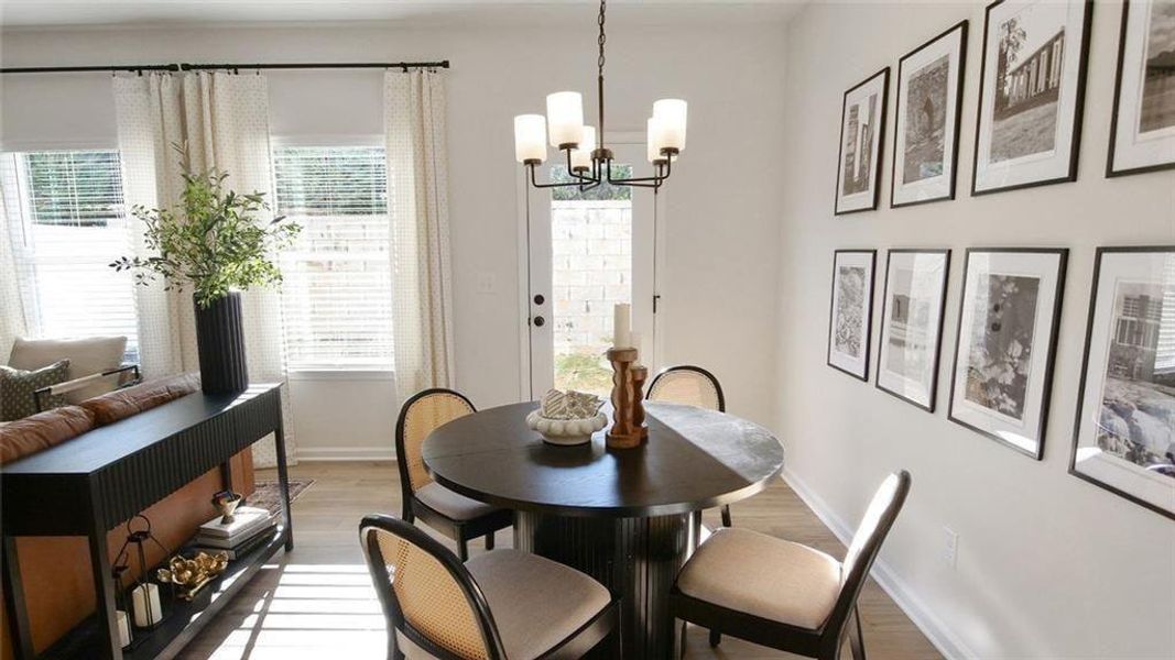Furnished interior view inside a new home in Fairington, Cartersville (Image 12).