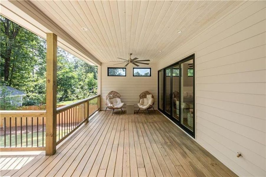 Exterior details and patio area of a home in , Sandy Springs (Image 28).