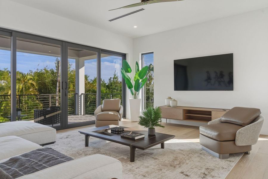 Furnished interior view inside a new home in , Boca Raton (Image 47).