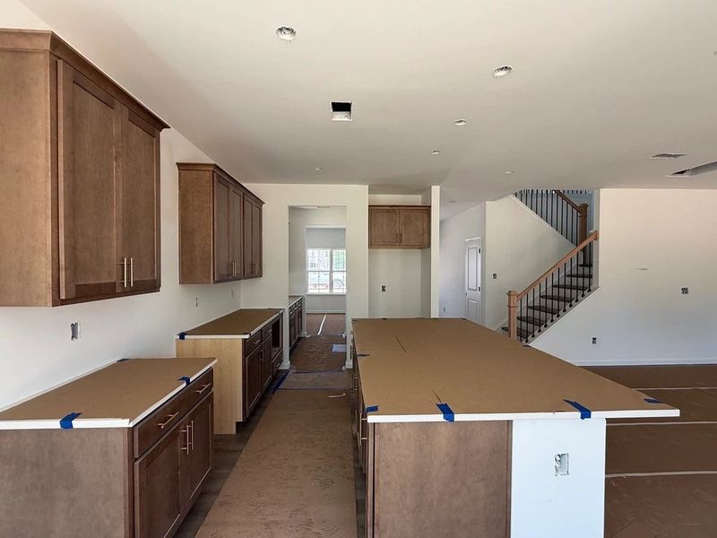 In-progress construction of a new home in The Point, Rolesville, NC (Image 13).