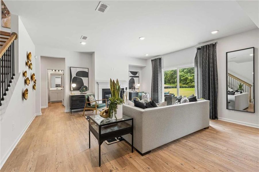 Furnished interior view inside a new home in Oakhurst Manor, McDonough (Image 14). Furnished interior view inside a new home in Oakhurst Manor, McDonough (Image 14).