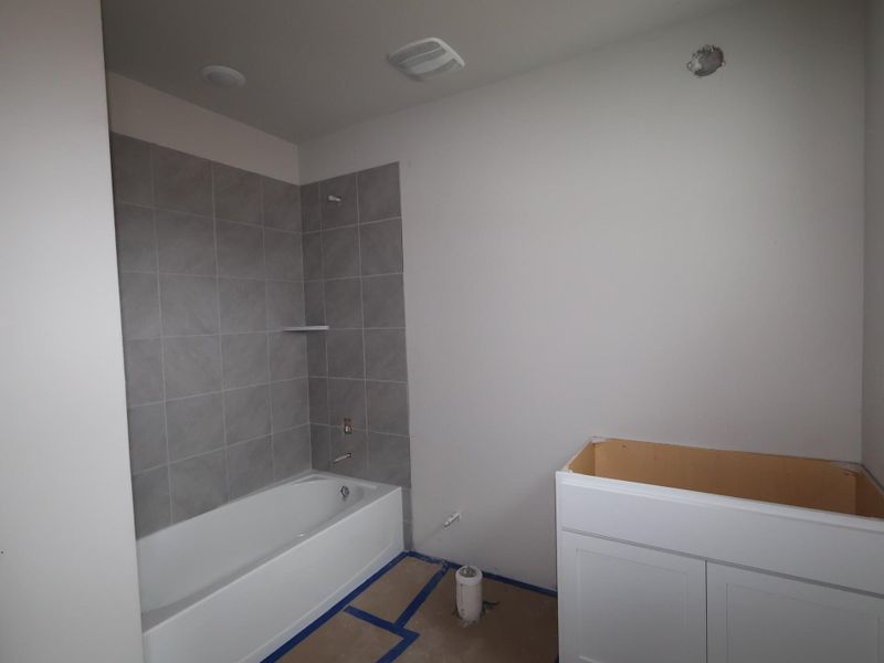 In-progress construction of a new home in Heritage, Dripping Springs, TX (Image 10).