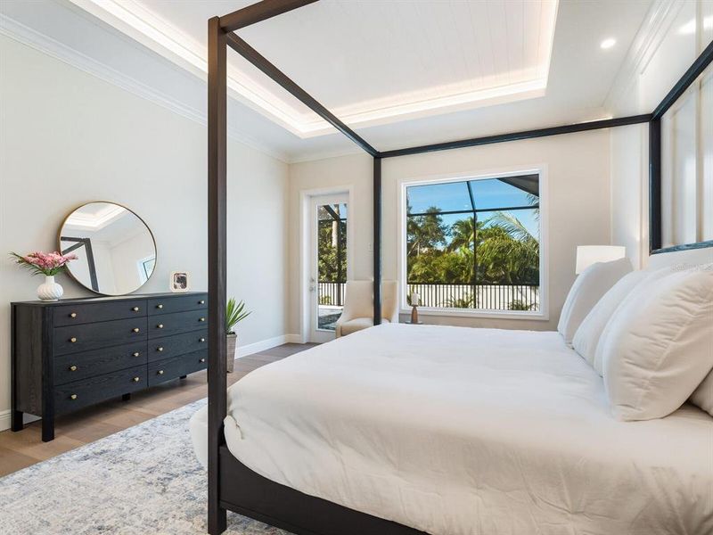 Furnished interior view inside a new home in , Sarasota (Image 12).