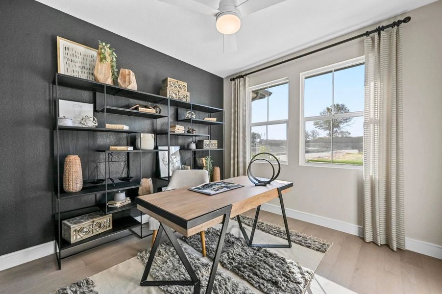 Representative furnished interior of a home built from the Geneva by K. Hovnanian® Homes in Elevon, Lavon (Image 15).