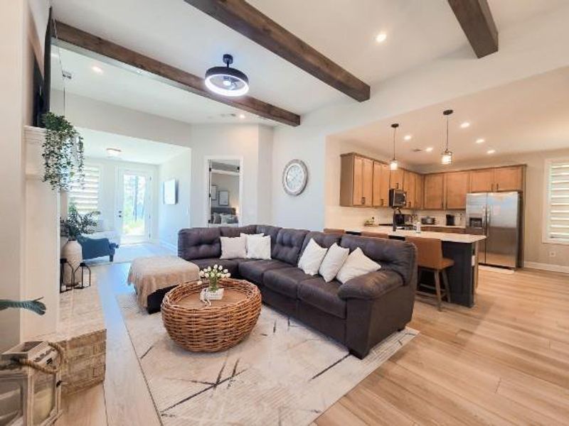 Furnished interior view inside a new home in , Hoschton (Image 15).