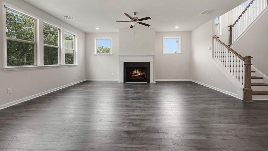 Spacious, unfurnished interior of a new home in Stratford Hills, Ball Ground (Image 13). Spacious, unfurnished interior of a new home in Stratford Hills, Ball Ground (Image 13).