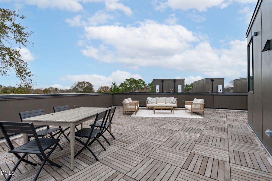 Expansive Rooftop Deck