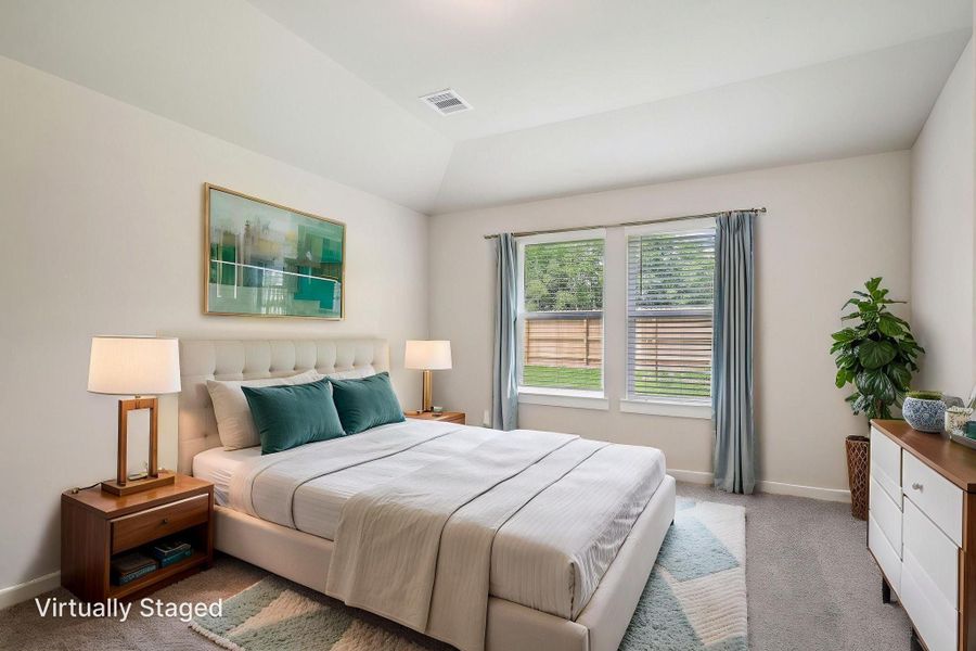 Furnished interior view inside a new home in Massey Oaks - Premier Series, Pearland (Image 9).