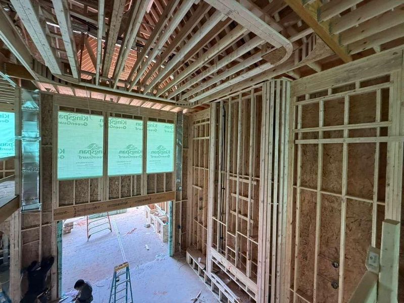 In-progress construction of a new home in , Lawrenceville, GA (Image 45).