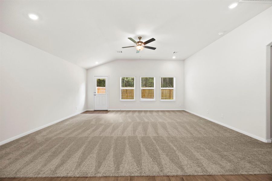 Spacious, unfurnished interior of a new home in Enclave at Dobbin, Magnolia (Image 25). Spacious, unfurnished interior of a new home in Enclave at Dobbin, Magnolia (Image 25).