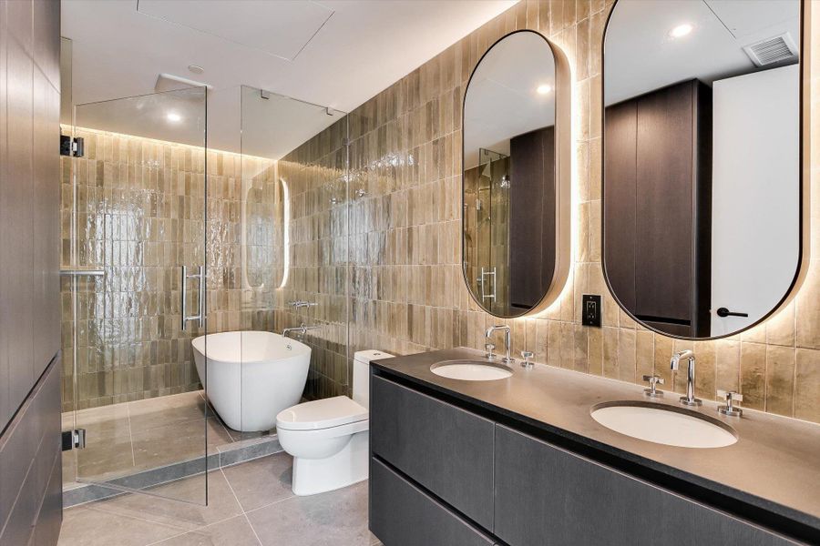 Furnished interior view inside a new home in The Modern Austin Residences, Austin (Image 9).