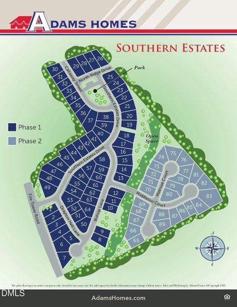 Southern Estates Site Map
