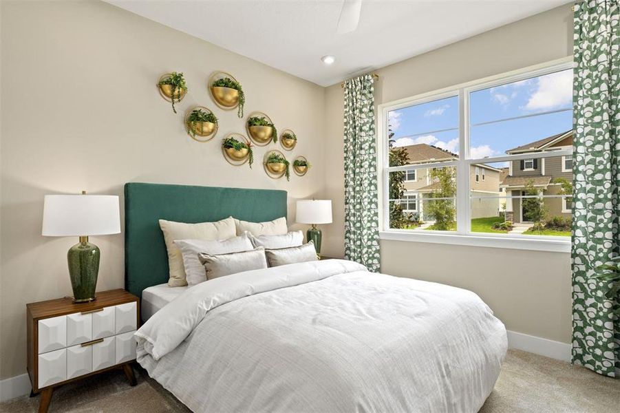 Furnished interior view inside a new home in , Orlando (Image 14).