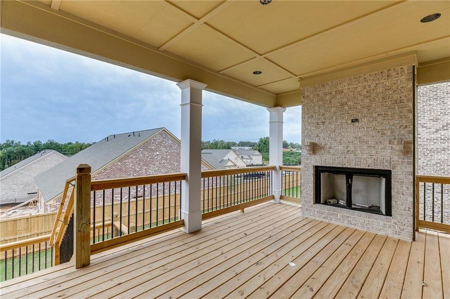 Exterior details and patio area of a home in , Buford (Image 11).