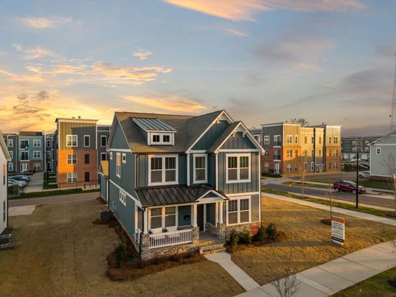 Representative exterior photo of a completed home built from the Charlotte II by True Homes in Colvin Park, Rock Hill, SC (Image 21).