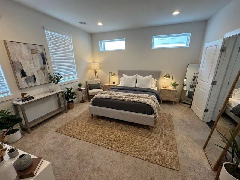 Furnished interior view inside a new home in , Houston (Image 14).