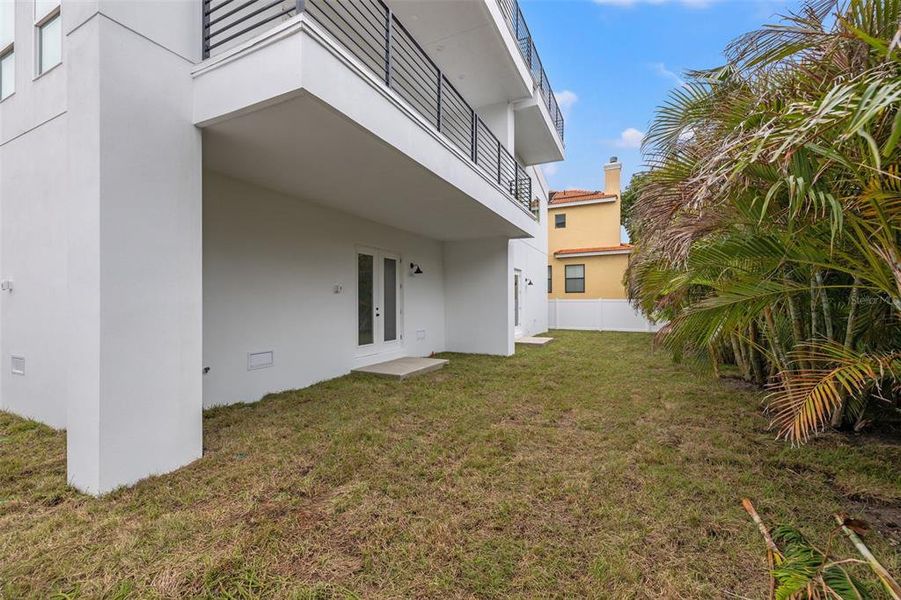 Exterior details and patio area of a home in , Belleair Beach (Image 36).