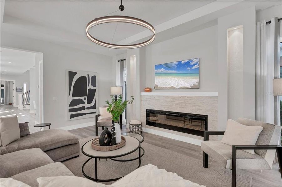 Furnished interior view inside a new home in Aqua Single Family Homes, Bradenton (Image 5).