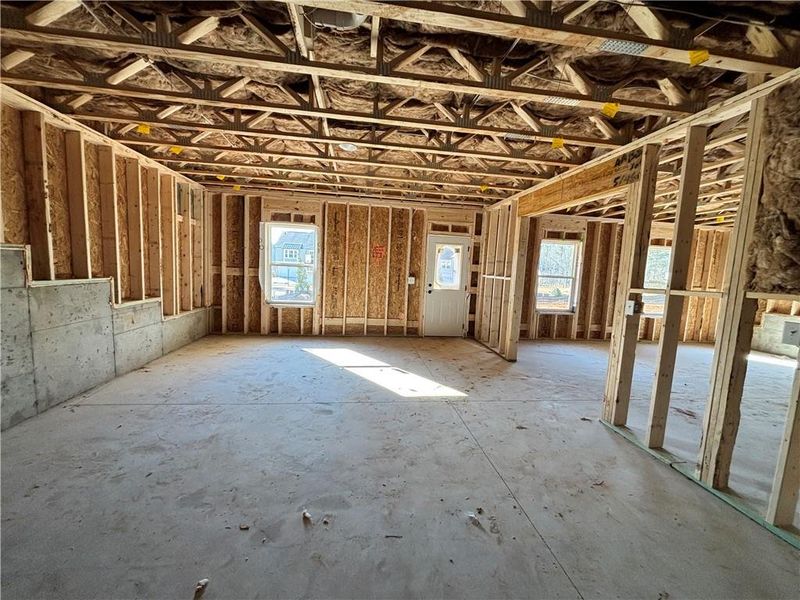 In-progress construction of a new home in Arbors at Richland Creek, Buford, GA (Image 39).