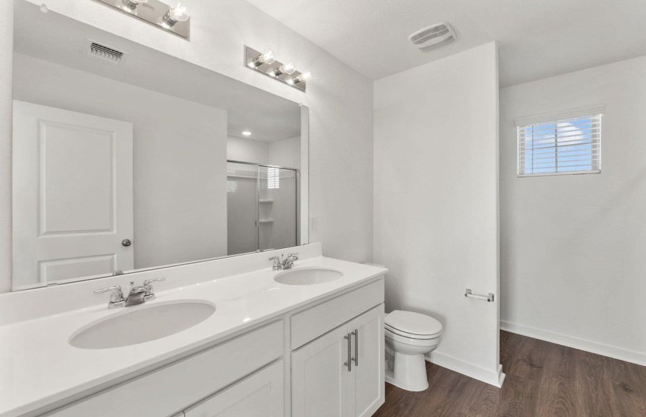 Furnished interior view inside a new home in Sonterra, Jarrell (Image 5).