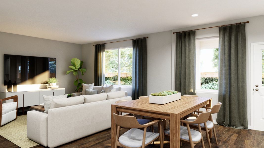 Representative furnished interior of a home built from the The Sienna - April Sound by Legend Homes in Lake Conroe Area Homes, Montgomery (Image 9).