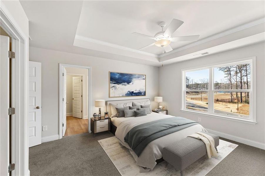 Furnished interior view inside a new home in Porter Reserve, Decatur (Image 8).