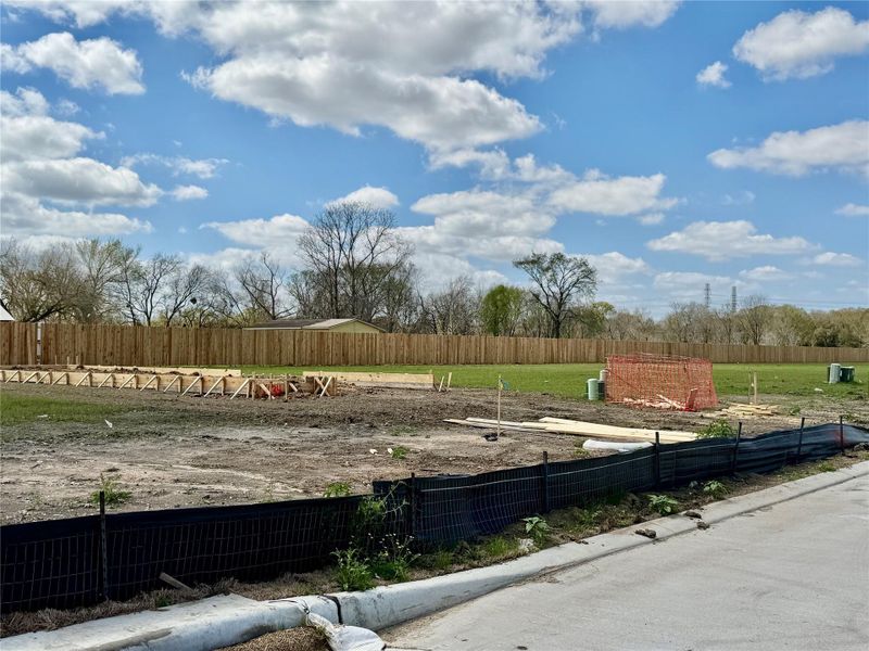 Site preparation for new homesites in Pineapple Square, Houston (Image 4).