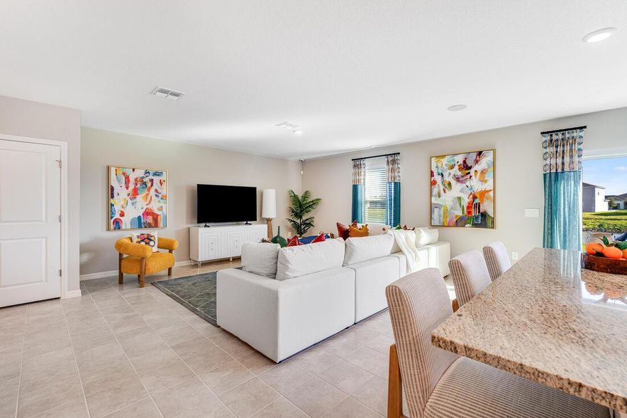 Furnished interior view inside a new home in Palm Wind, Hudson (Image 15).