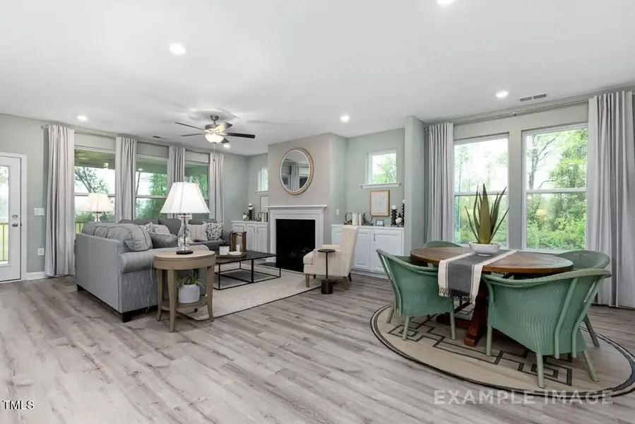Furnished interior view inside a new home in Glenmere, Knightdale (Image 10).