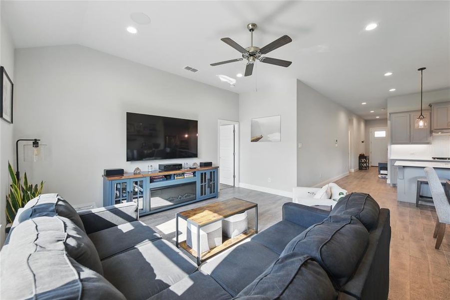 Furnished interior view inside a new home in , Denton (Image 23).