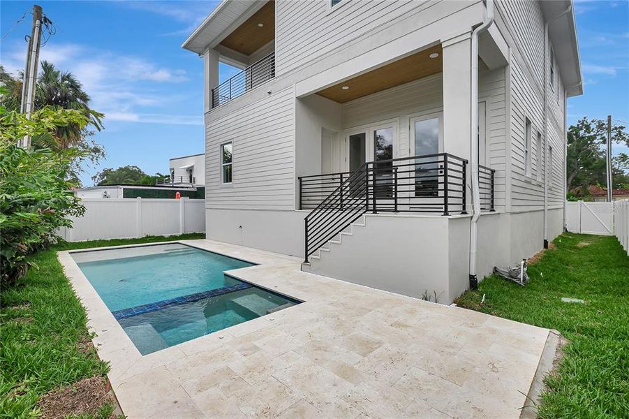 Exterior details and patio area of a home in , Tampa (Image 33). Exterior details and patio area of a home in , Tampa (Image 33).