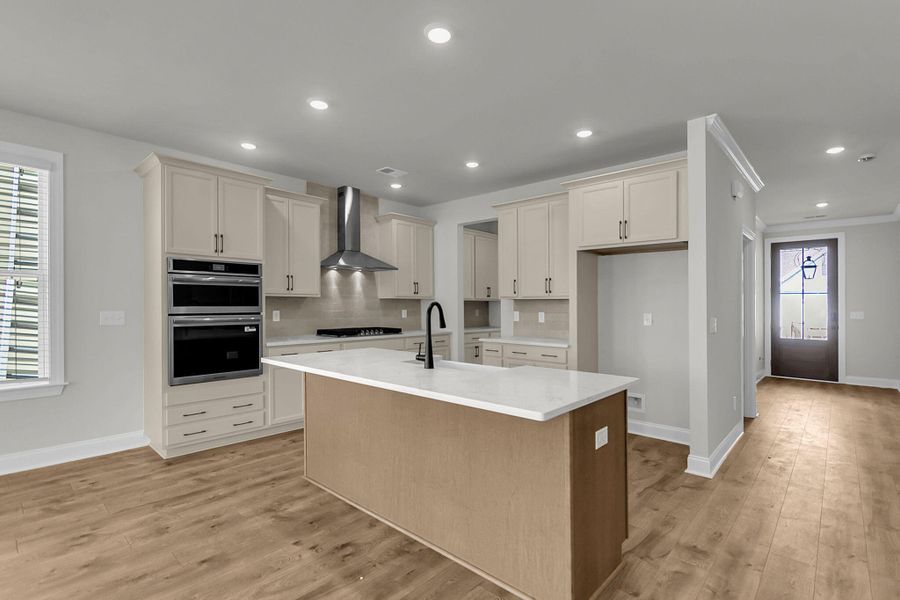 Furnished interior view inside a new home in Tidewater at Lakes of Cane Bay, Summerville (Image 8).