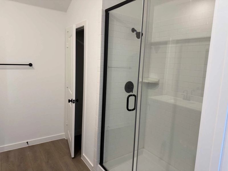 Primary Bathroom Construction Progress featuring the Oxford Collection