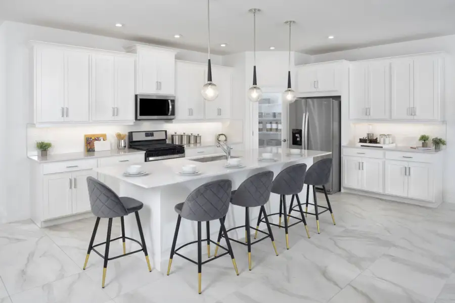 Furnished interior view inside a new home in Tradition, Port St. Lucie (Image 3).