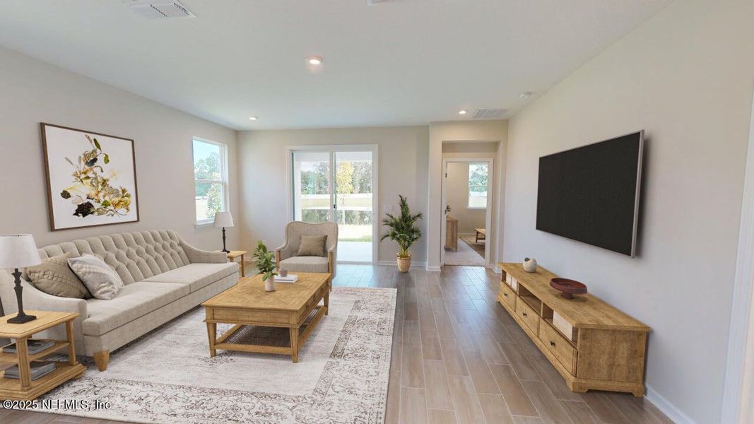 Furnished interior view inside a new home in Sandridge Hills, Green Cove Springs (Image 9).