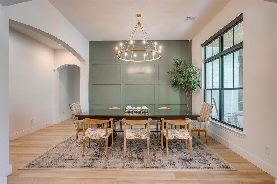 Furnished interior view inside a new home in , Aledo (Image 32).