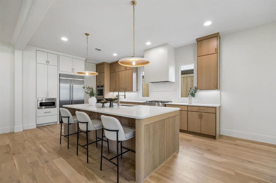 Furnished interior view inside a new home in , Dallas (Image 29).
