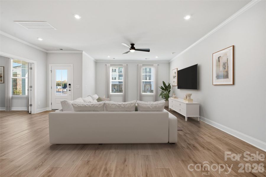 Furnished interior view inside a new home in Tillery at Wilson Farms, Fort Mill (Image 27). Furnished interior view inside a new home in Tillery at Wilson Farms, Fort Mill (Image 27).