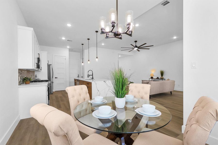 Furnished interior view inside a new home in , Houston (Image 14).