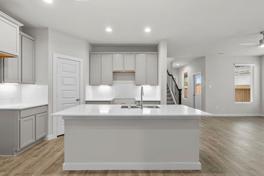 Furnished interior view inside a new home in Cypresswood Landing, Humble (Image 6). Furnished interior view inside a new home in Cypresswood Landing, Humble (Image 6).