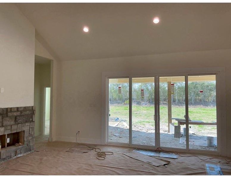 In-progress construction of a new home in , Santa Fe, TX (Image 35).