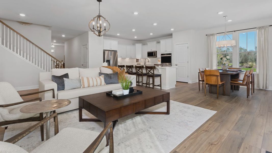 Furnished interior view inside a new home in The Farm at Neill's Creek, Lillington (Image 5).