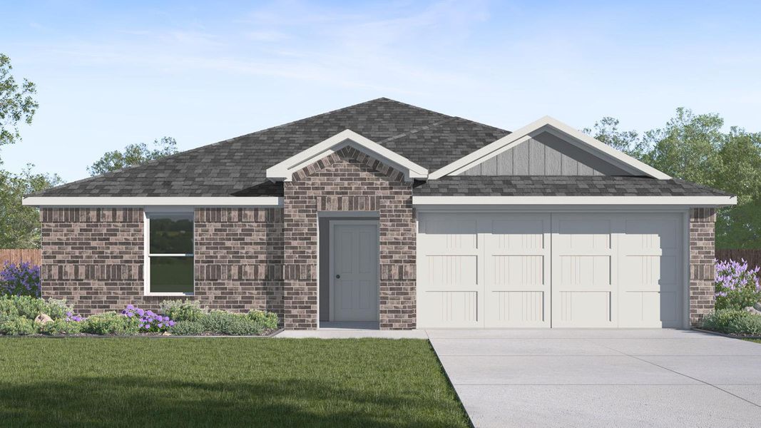 A classic brick facade welcomes you to this inviting residence, featuring an attached garage and a well-kept front yard. A classic brick facade welcomes you to this inviting residence, featuring an attached garage and a well-kept front yard.