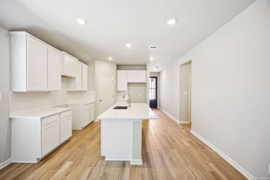 Furnished interior view inside a new home in Kallison Ranch, San Antonio (Image 10).
