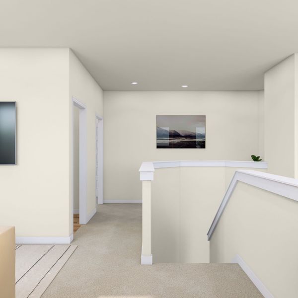 Representative unfurnished interior of a home built from the Lantana by Tri Pointe Homes in Terrace Collection At Turner's Crossing, Buda (Image 21).